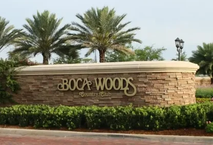 Boca Woods Country Club entrance